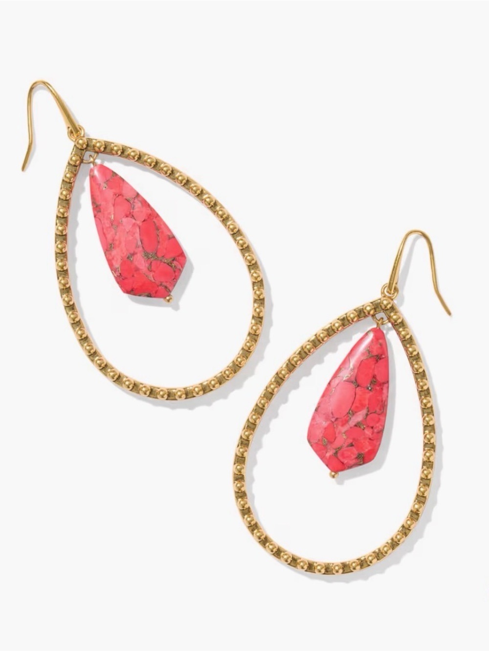 Kendra Scott Rumer vintage gold earrings
